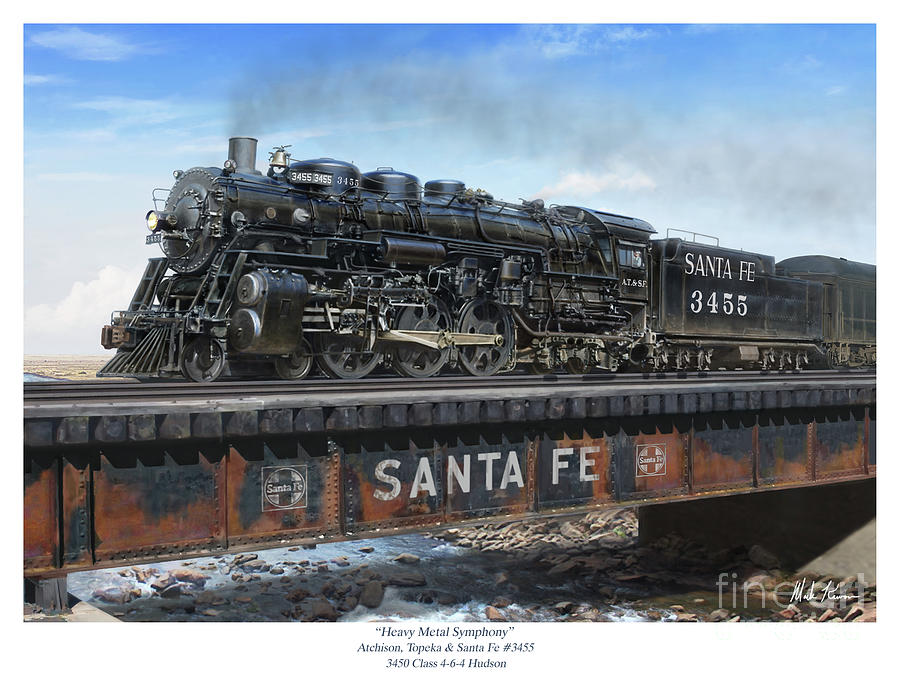 Train Painting - Heavy Metal Symphony by Mark Karvon