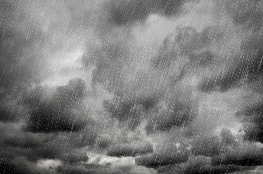 Heavy rain Photograph by Sean Gladwell