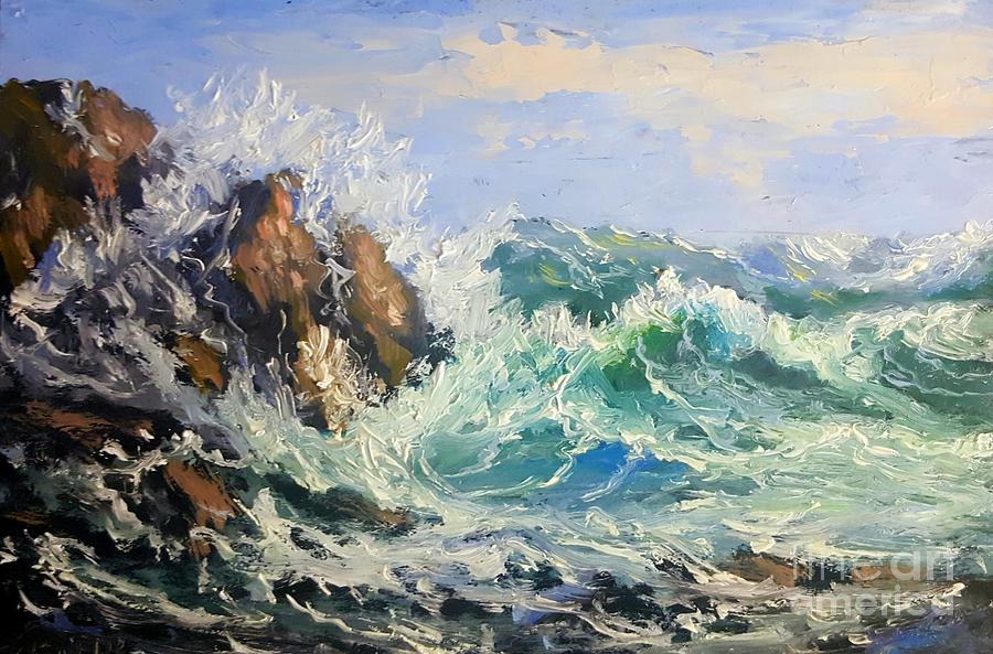 Heavy Seas Painting by Fred Wilson - Fine Art America