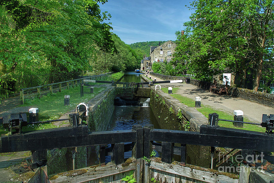 Hebden Bridge Canal Photograph by Alison Chambers - Pixels