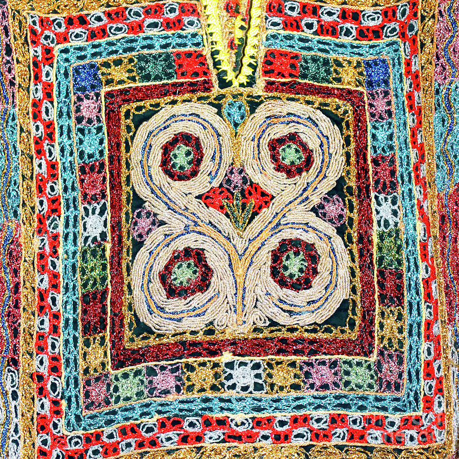 Hebron Embroidery Print Design Photograph by Munir Alawi