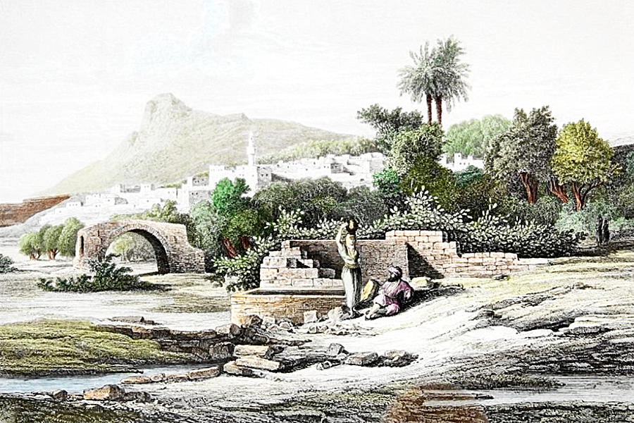 Hebron in 1838 Photograph by Munir Alawi