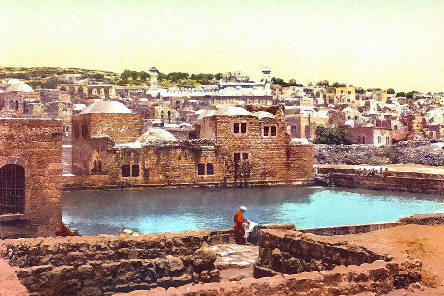 Hebron Pool in 1903 Photograph by Munir Alawi