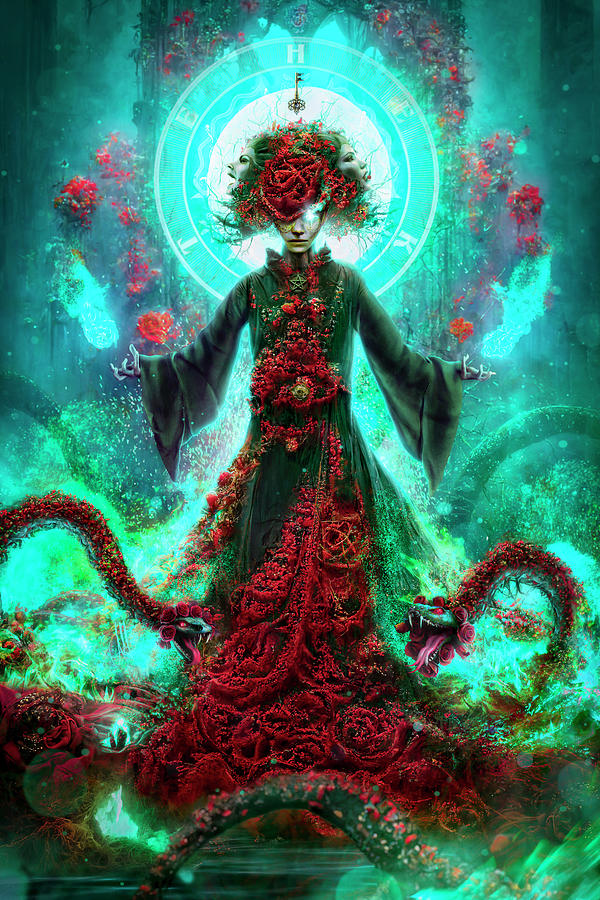Magic Digital Art - Hecate, Mother of Witches by Mario Sanchez Nevado