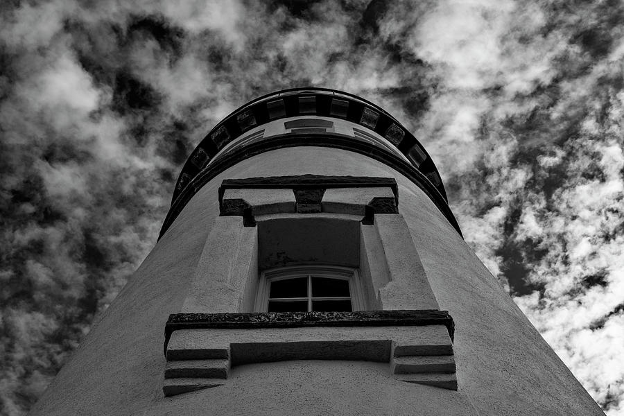 Heceta Head Lighthouse Black and White Photograph by Pelo Blanco Photo