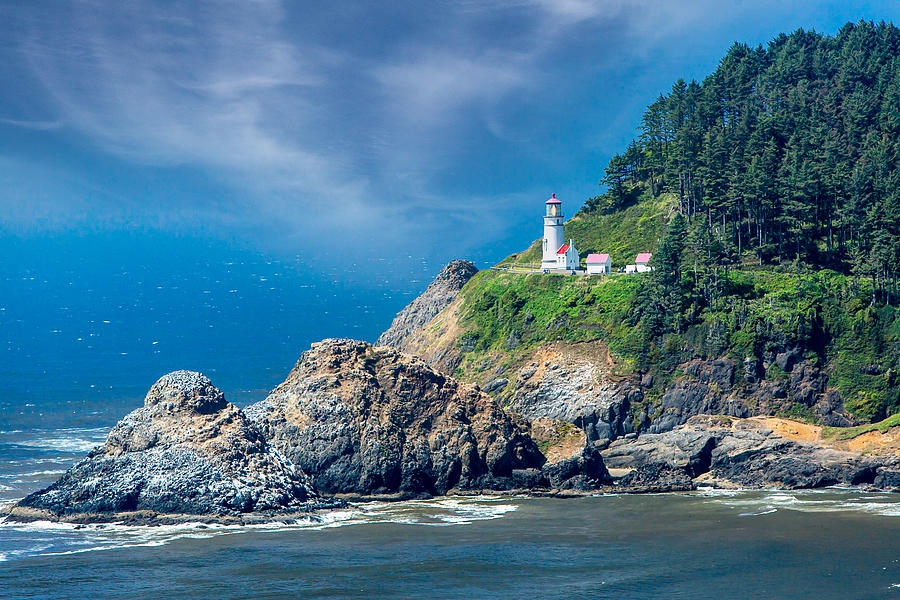 Heceta Head Lighthouse Photograph by Charles Brougher | Pixels