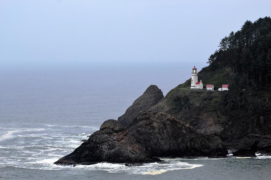 Heceta Head Lighthouse Photograph by Doug Boucher - Fine Art America