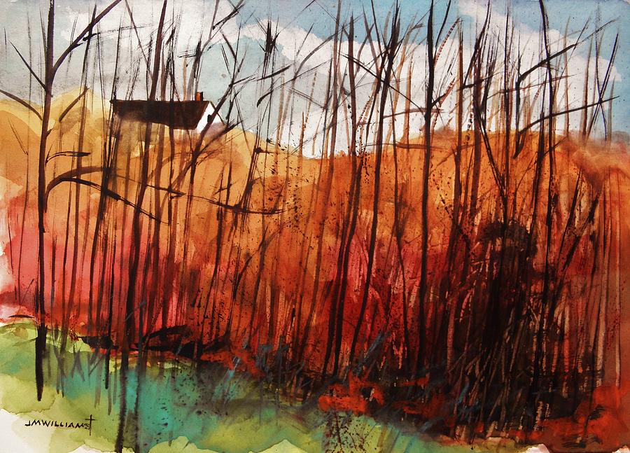 Hedgerow Painting by John Williams