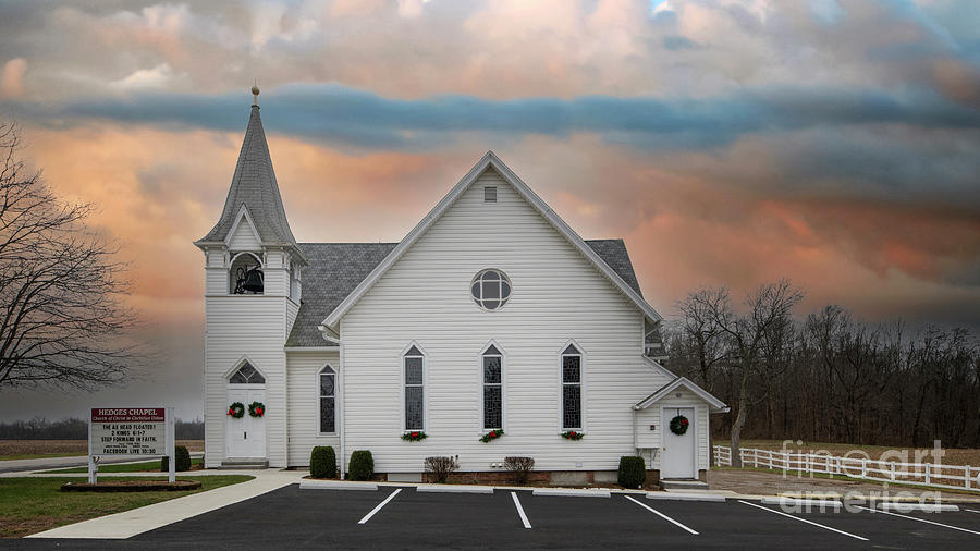 Hedges Chapel Ashville Ohio Photograph