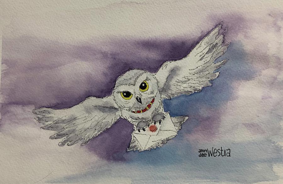 Snowy Owl Harry Potter Drawings - Free Transparent PNG Download - PNGkey