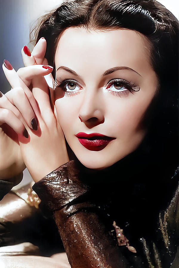 Hedy Lamarr - Actress Digital Art by Chuck Staley