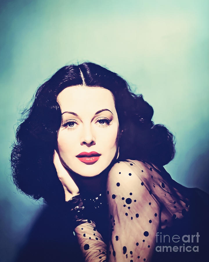 Hedy Lamarr - Movie Legend Painting by Kultur Arts Studios | Pixels