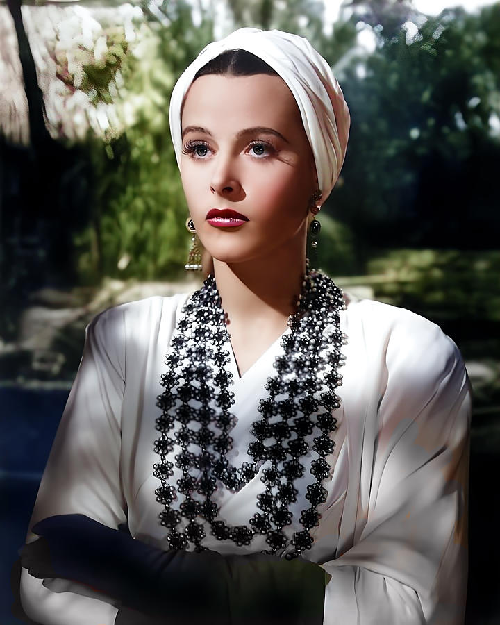Hedy Lamarr Portrait 2 Digital Art by Chuck Staley
