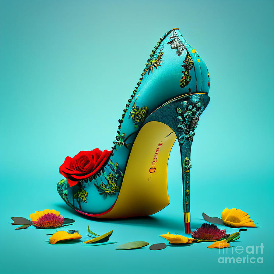 Heels with fancy 2 Mixed Media by Binka Kirova