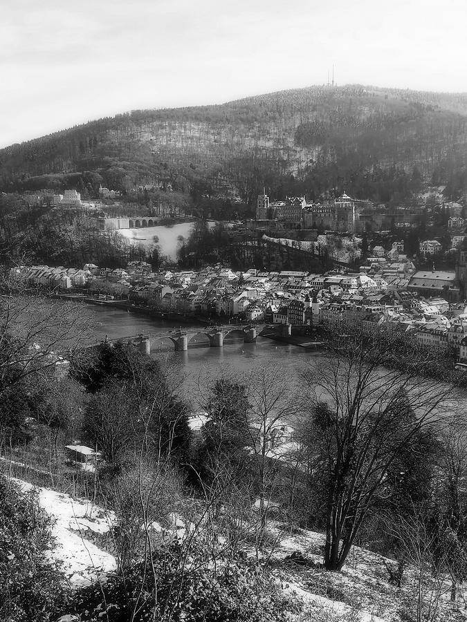 Heidelberg Photograph - Heidelberg Castle - Monochrome by Jussi Laasonen Heidelberg Photograph - Heidelberg Castle - Monochrome by Jussi Laasonen