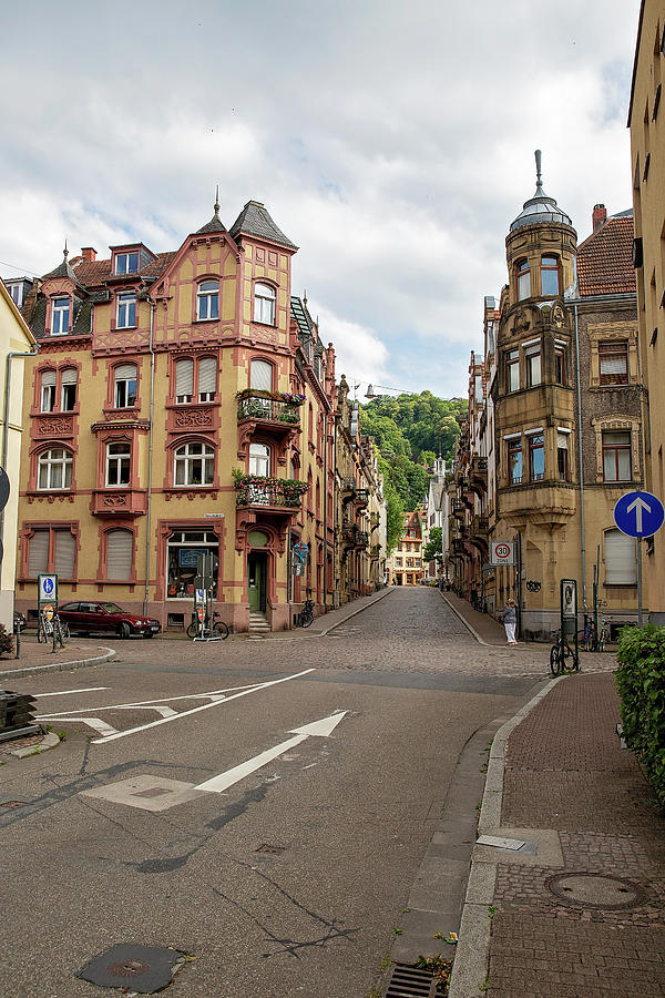 Heidelberg Downtown Streets Photograph by Deborah Penland