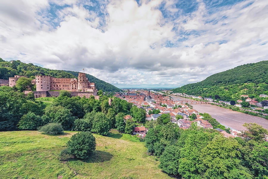 Architecture Photograph - Heidelberg  by Manjik Pictures