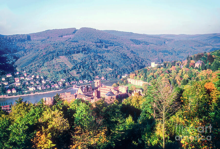 Heidelberg on the Neckar Photograph by Bob Phillips