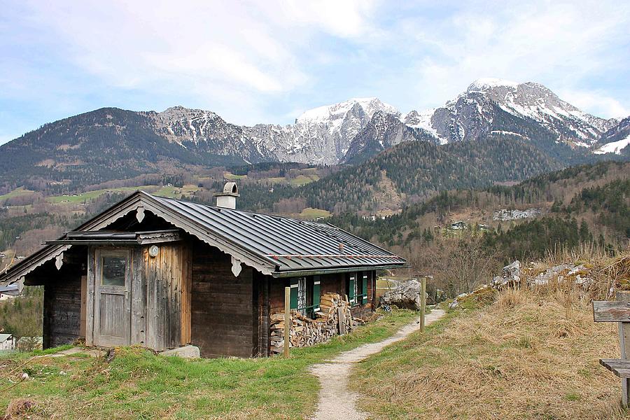 Swiss mountain cabin Photograph by Yvonne M Smith