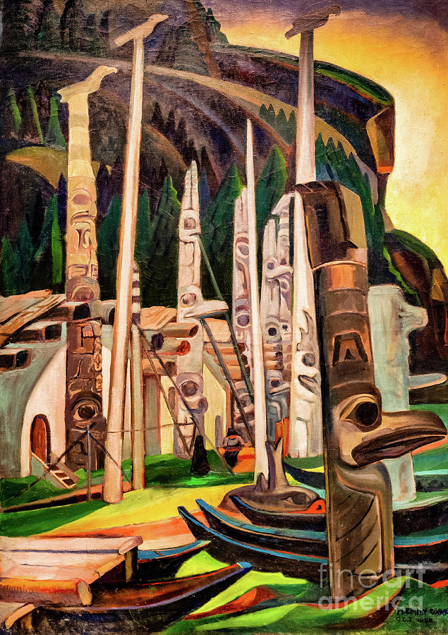 Heina 1928 by Emily Carr Painting by Emily Carr
