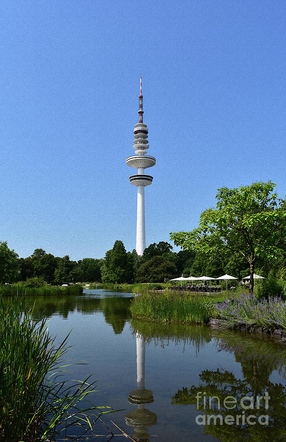  Heinrich Hertz Tower - Hamburg Photograph by Yvonne Johnstone