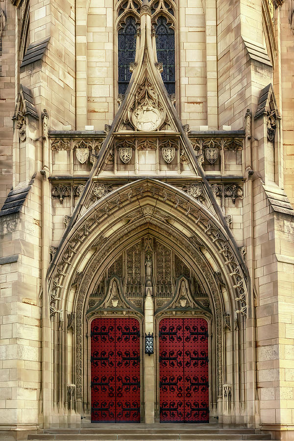 Heinz Chapel Doors - University of Pennsylvania Photograph by Susan Rissi Tregoning