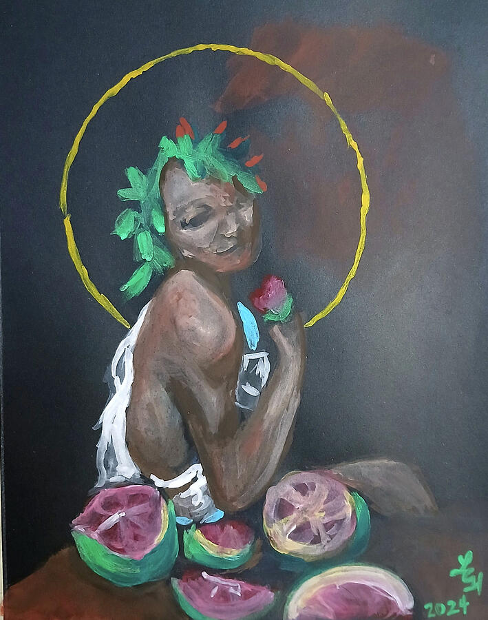 Heirloom Watermelon Painting