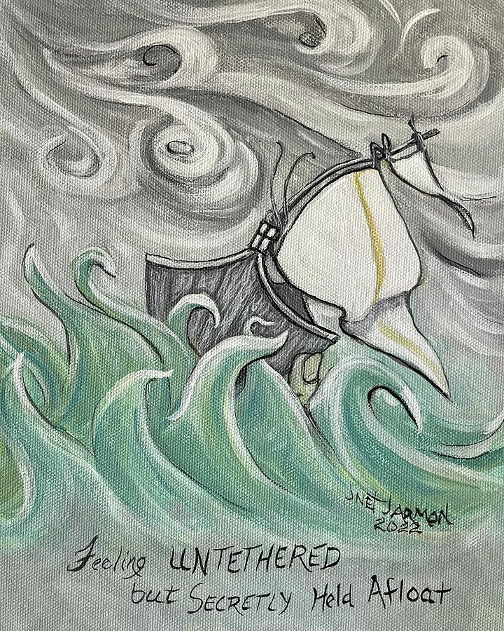Untethered  Painting by Jeanette Jarmon