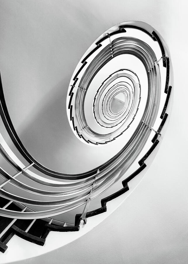 Helical Staircase Photograph by Elvira Peretsman