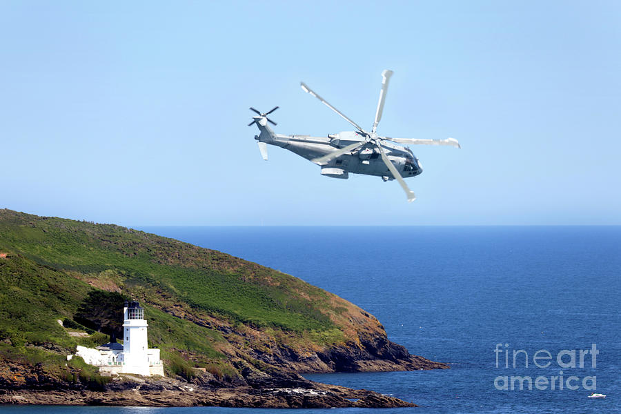 Helicopter Agusta Westland Merlin  Photograph by Terri Waters