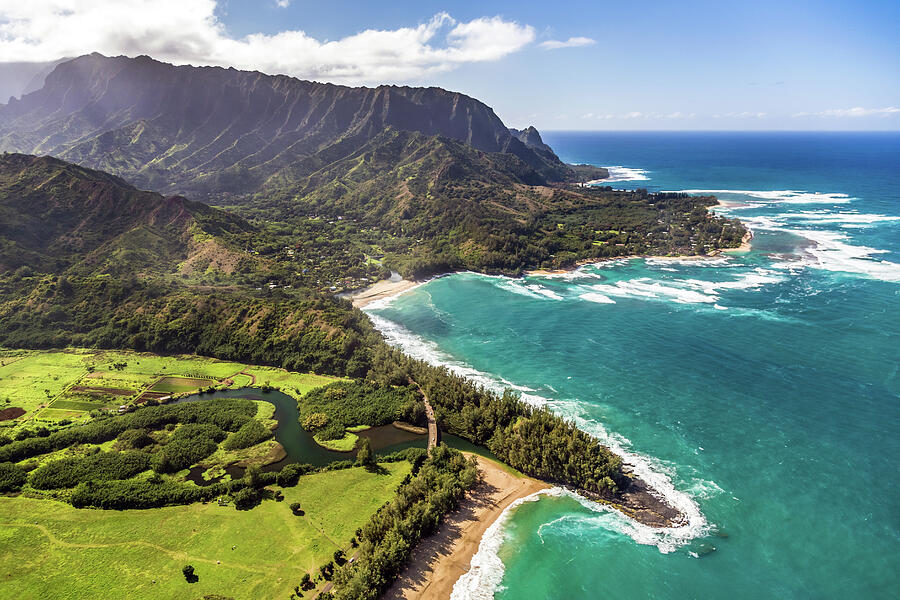Helicopter tour of Kauai, Hawaii Photograph by Pierre Leclerc Photography