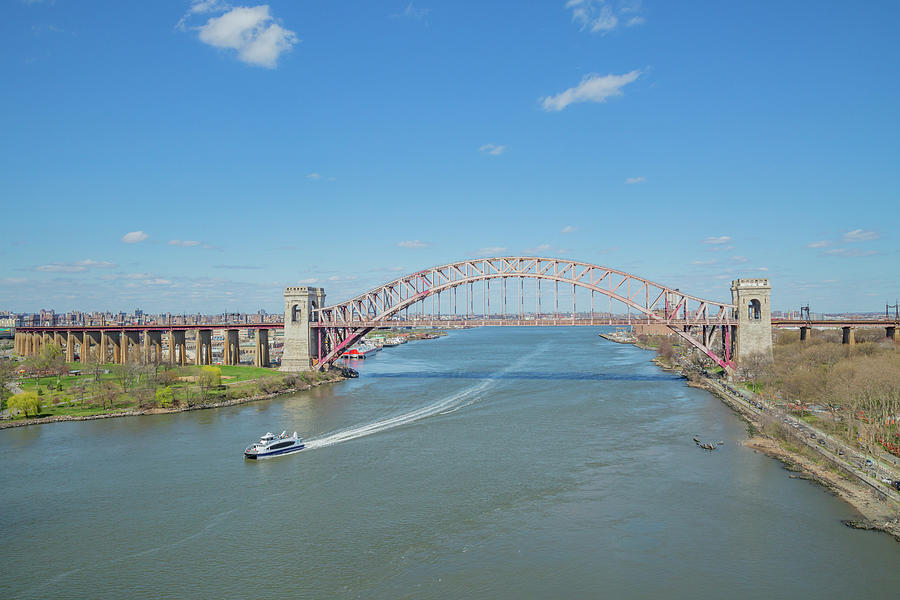 Hell Gate and NYC Ferry Photograph by Cate Franklyn