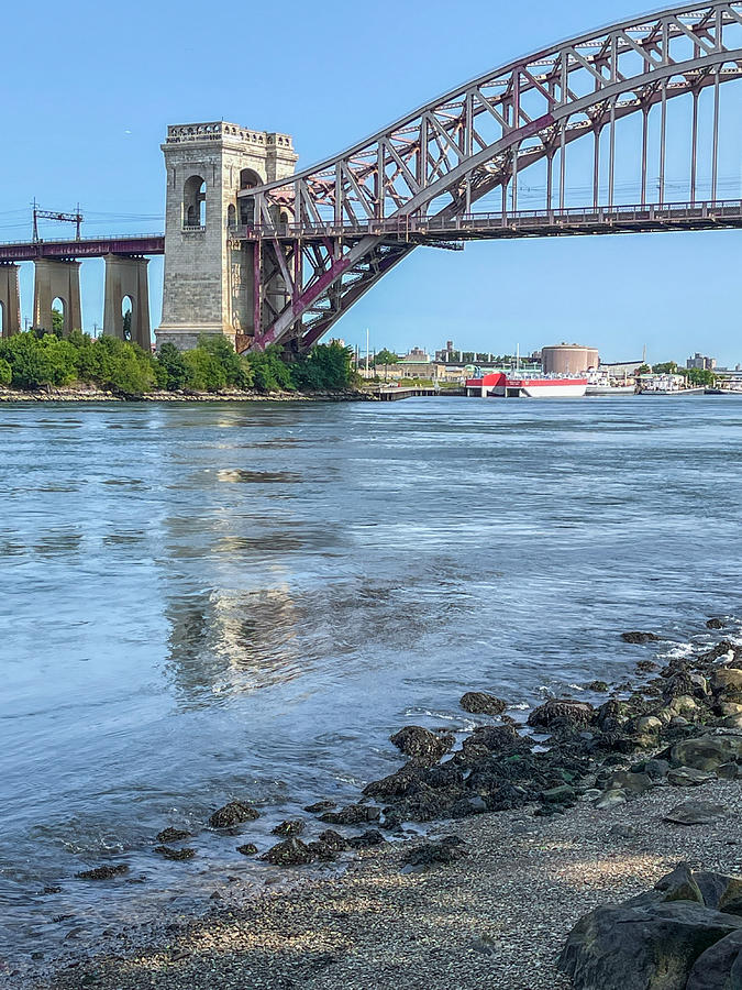 Hell Gate and watery reflection Photograph by Cate Franklyn
