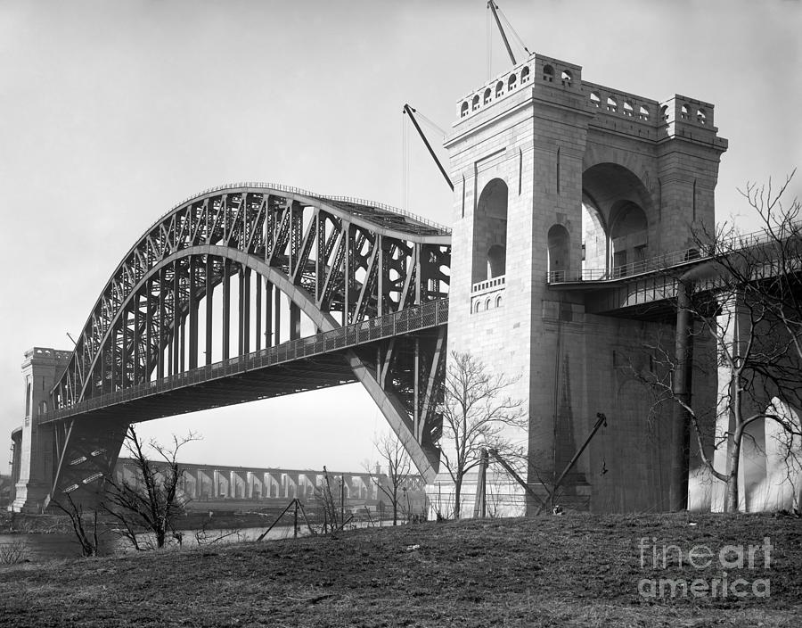 Hell Gate Bridge, c1918 Photograph by Granger