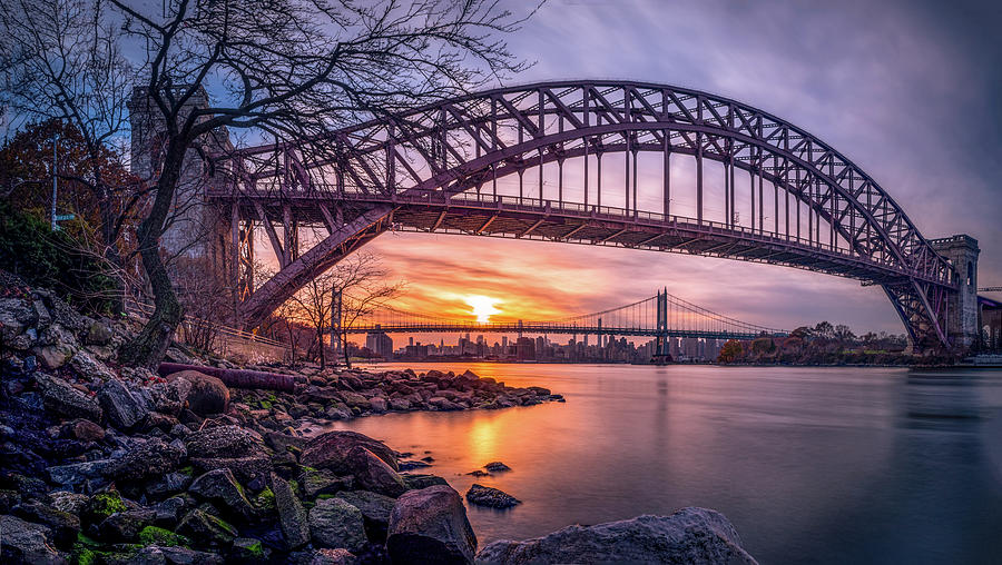New York City Photograph - Hell Gate Bridge by John Randazzo