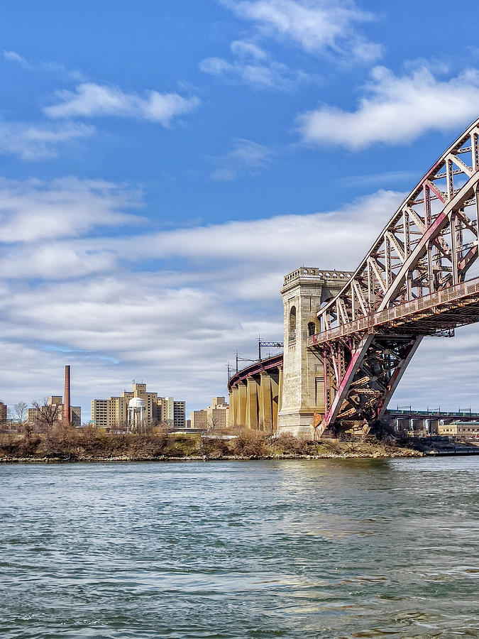 Hell Gate Bridge Portrait Photograph by Cate Franklyn