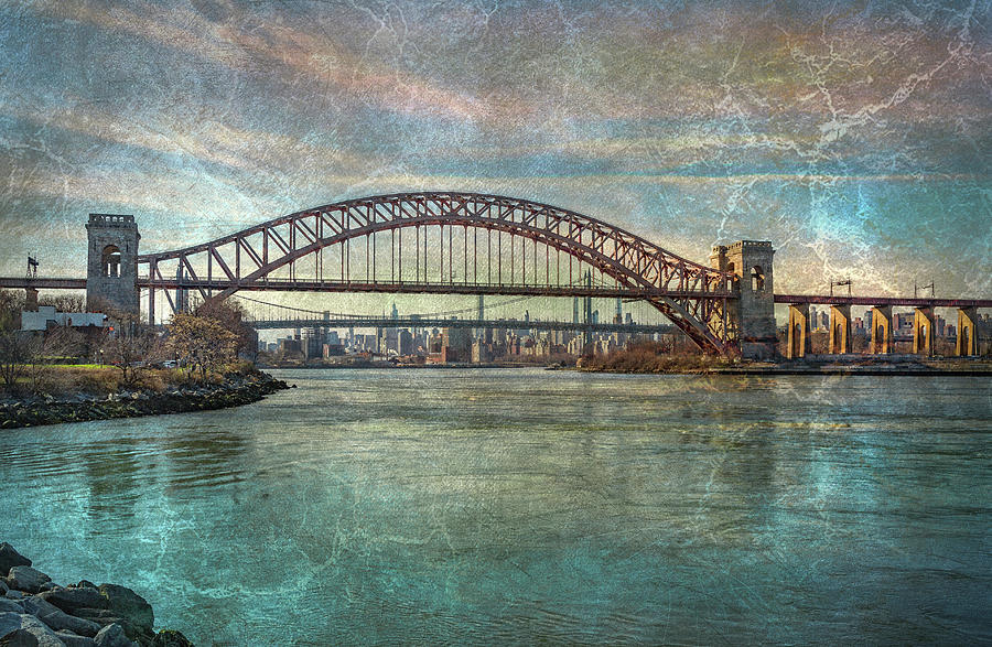 Hell Gate in Pink and Blue Photograph by Cate Franklyn