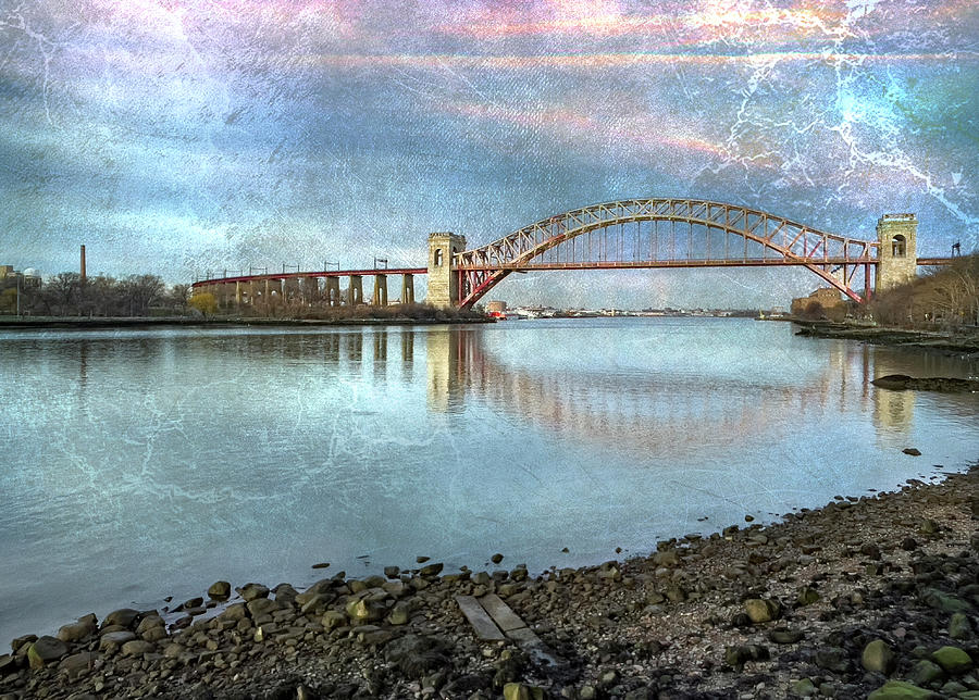 Hell Gate Surreal Reflection Photograph by Cate Franklyn