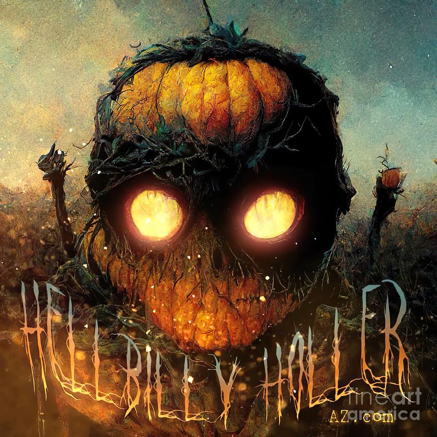 Hellbilly Holler - JackO 1 Painting by Michaela Nastasia