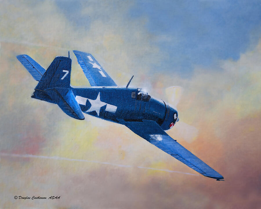 Hellcat Painting by Douglas Castleman - Fine Art America