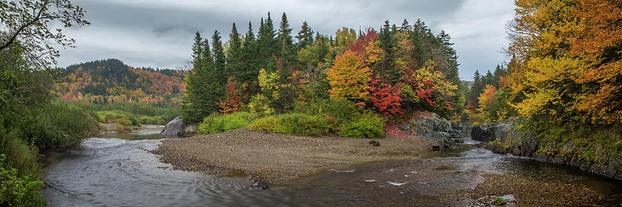 Hellgate Autumn Panorama Photograph by White Mountain Images