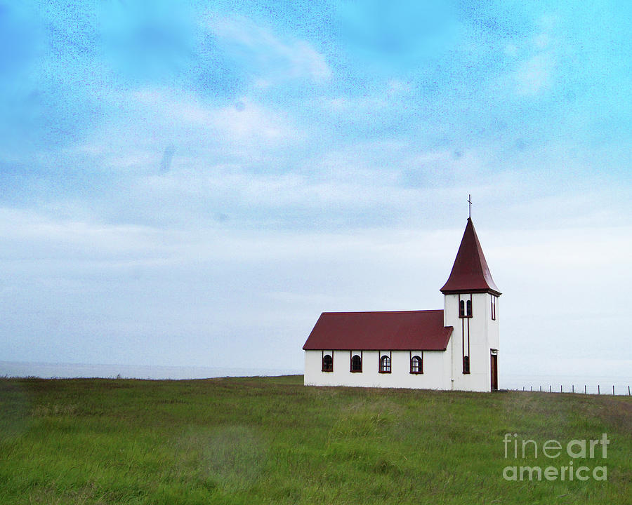 Hellnar Church Iceland Photograph by Rudi Prott