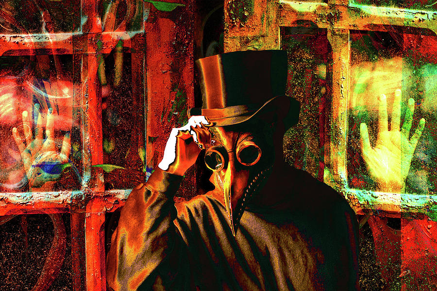 Hello, Doctor Plague Digital Art by Lisa Yount