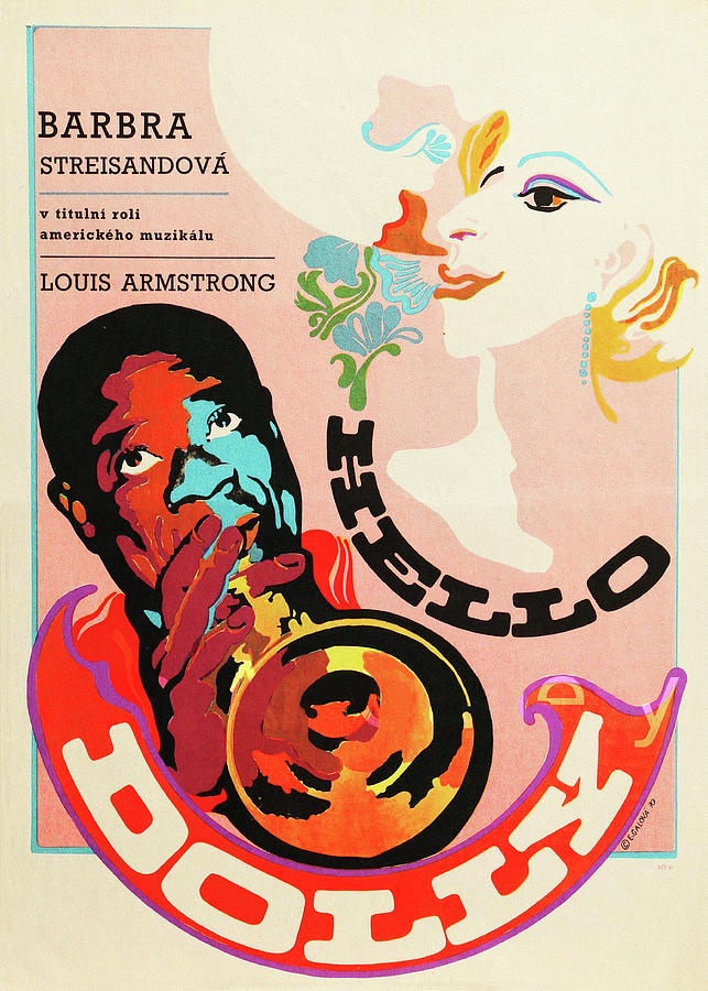 Barbra Streisand Mixed Media - Hello Dolly, with Barbara Streisand, 1969 by Movie World Posters
