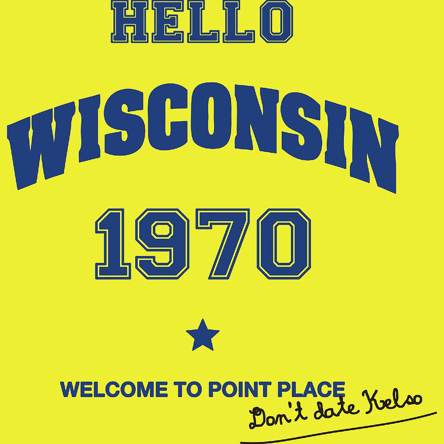 Hello Wisconsin Poster nostalgia Painting by Cox Allen Pixels