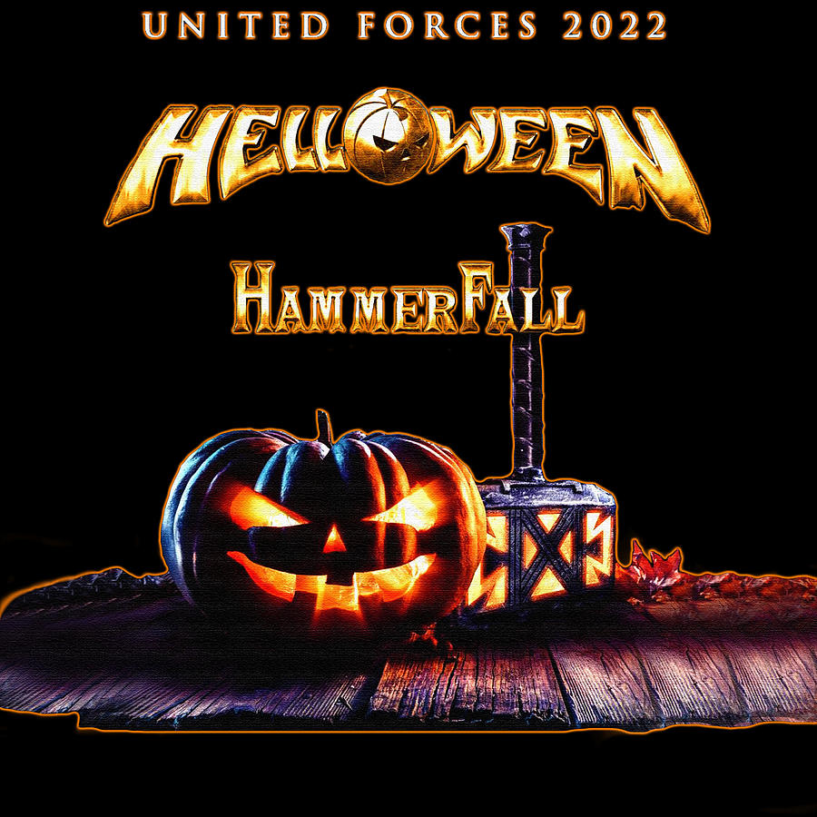 Helloween And Hammerfall Tour 2022 Digital Art by Defondergi Defondergi