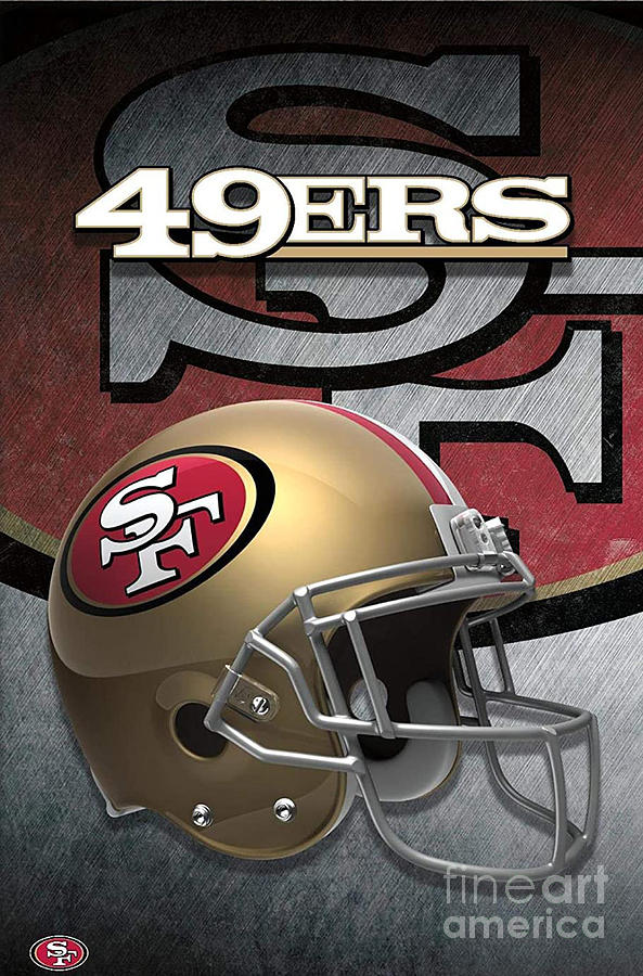 San Francisco 49ers Helmet Digital Art by Jemmy Grey