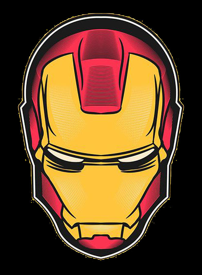 How to Draw Iron Man's Helmet (Iron Man) Step by Step |  DrawingTutorials101.com