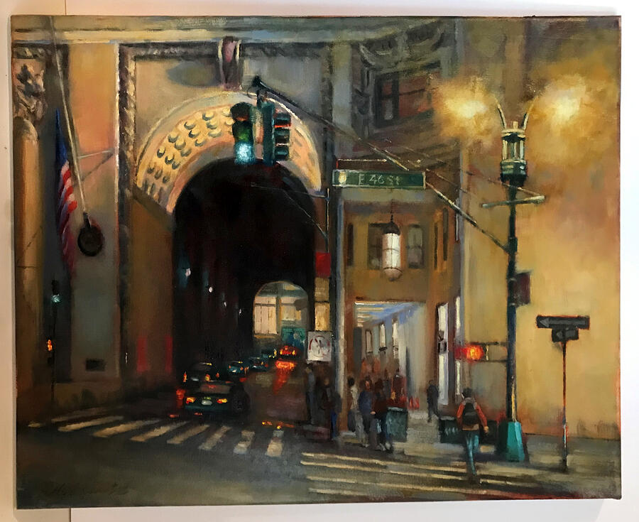 Helmsley Tunnel New York City Painting by Hall Groat - Fine Art America