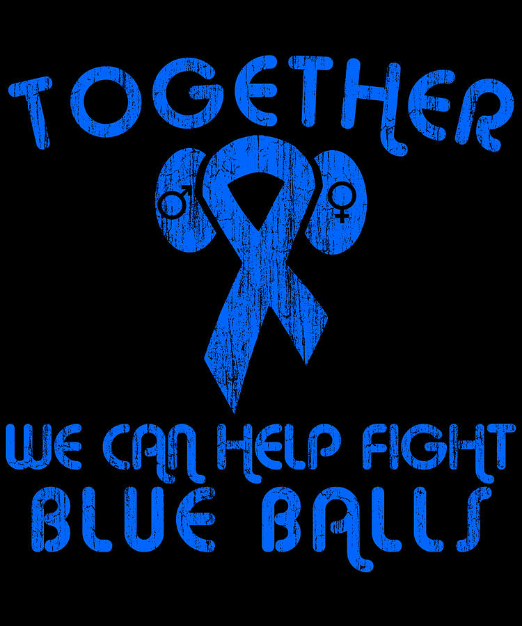 Help Fight Blue Balls Digital Art by Flippin Sweet Gear
